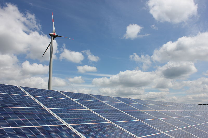 renewable resources solar pv wind farm